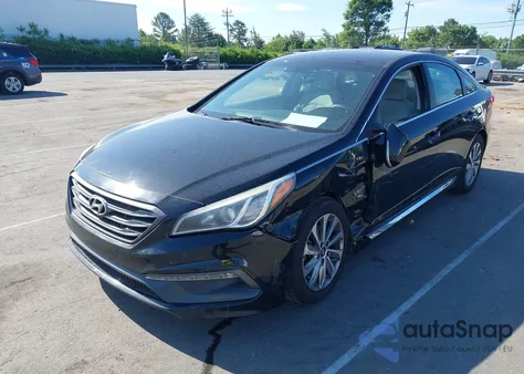 2015 Hyundai Sonata Sport z USA, uszkodzony, nr VIN 5NPE34AF1FH052496